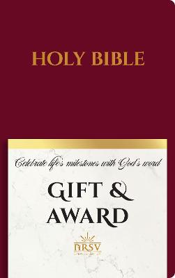 [9781496472076] NRSV Updated Edition Gift & Award Bible Burgundy I/L