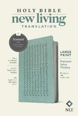 [9781496458094] NLT Large-Print Premium Value Thinline Filament Teal