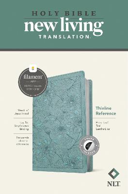 [9781496459183] NLT Thinline Reference Bible Filament Teal Indexed