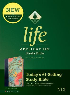 [9781496455277] NLT Life Application Study Bible 3rd Ed Teal Floral