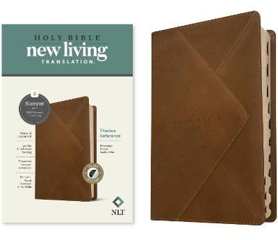 [9781496466235] NLT Thinline Ref Bible Filament Enabled Messenger Brown Indexed