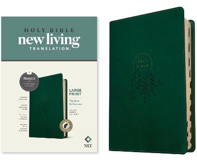 [9781496466297] NLT Large Print Thinline Ref Filament Green Indexed