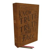 [9780785291565] NKJV Personal Size Lge Pr Ref Bible Verse Art Brown  (OP)