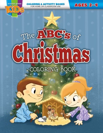 [E4849] ABC's of Christmas (KJV) Ages 2-4 - Coloring & Activity Book