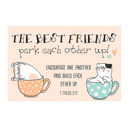 [J0903] PIO Best Friends Cute Cats In Cups (25Pk)