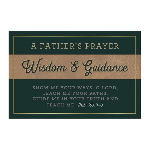 [J1843] PIO Father's Prayer Psalm 25:4-5 (25Pk)