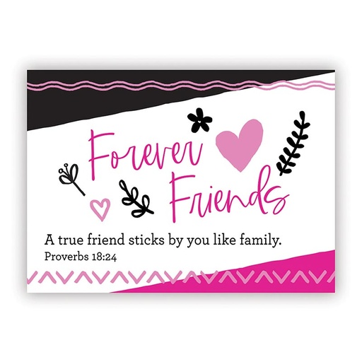 [J1814] PIO Forever Friends Pink/Black/White (25Pk)