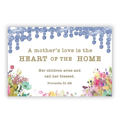 [J1834] PIO Heart Of the Home For Mothers Flowers (25Pk)