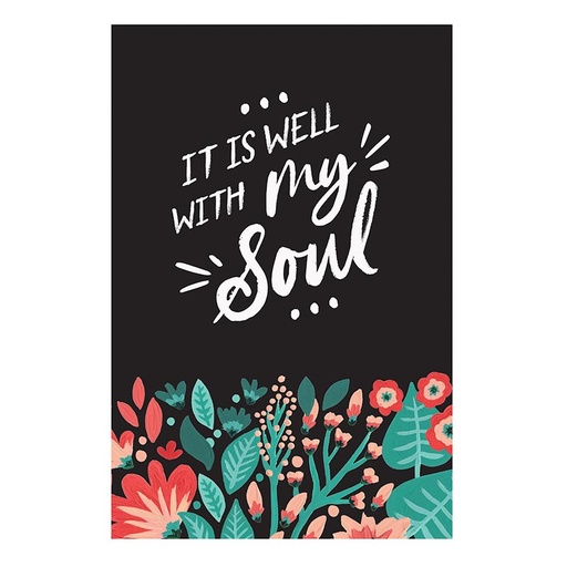 [J0910] PIO It Is Well With My Soul Pink Flowers (25Pk)