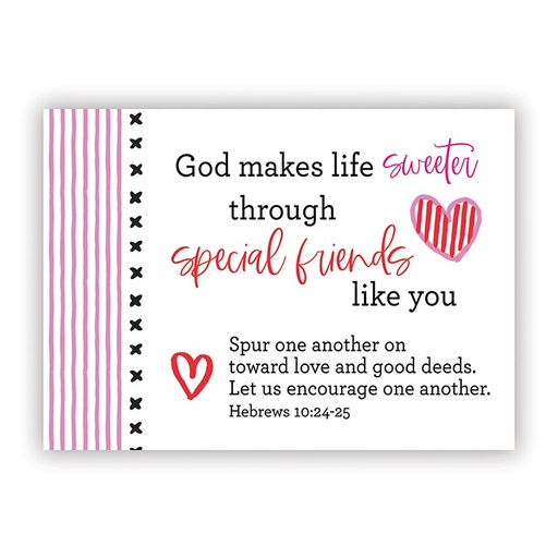 [J1815] PIO Special Friends Hearts (25Pk)