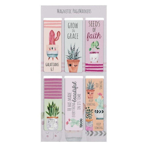 [MGB070] Pagemarker Magnetic Succulent Garden