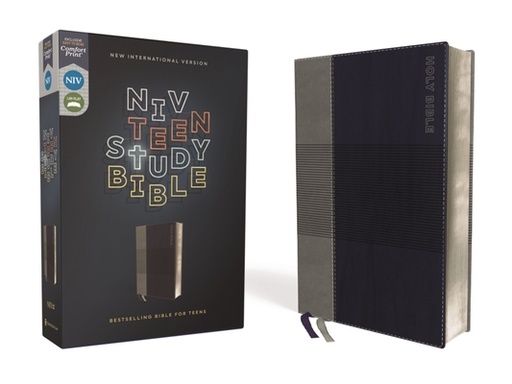 [9780310455837] NIV Teen Study Bible Blue I/L