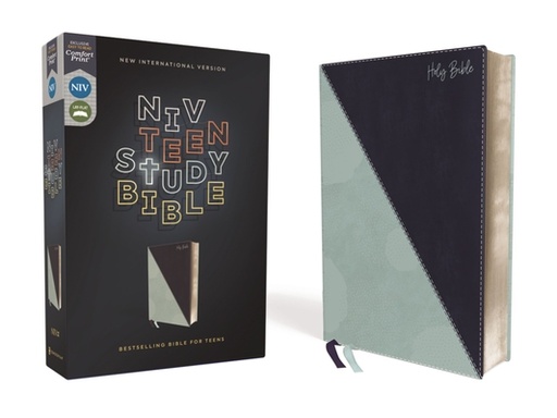 [9780310456001] NIV Teen Study Bible Teal I/L