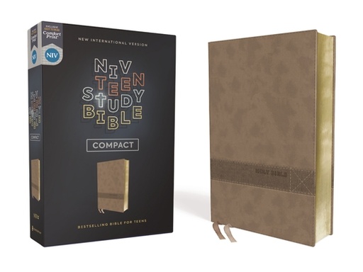 [9780310455851] NIV Teen Study Bible Compact Brown I/L