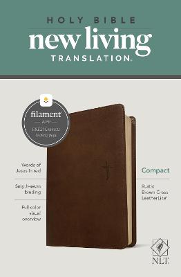 [9781496455482] NLT Compact Bible Filament Enabled Brown I/L