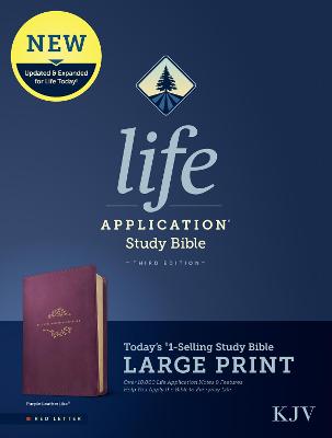 [9781496439833] KJV Life Application Bible 3rd Ed Lge Pt Purple I/L