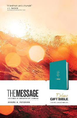 [9781641584975] Message Deluxe Gift Bible Hosanna Teal I/L