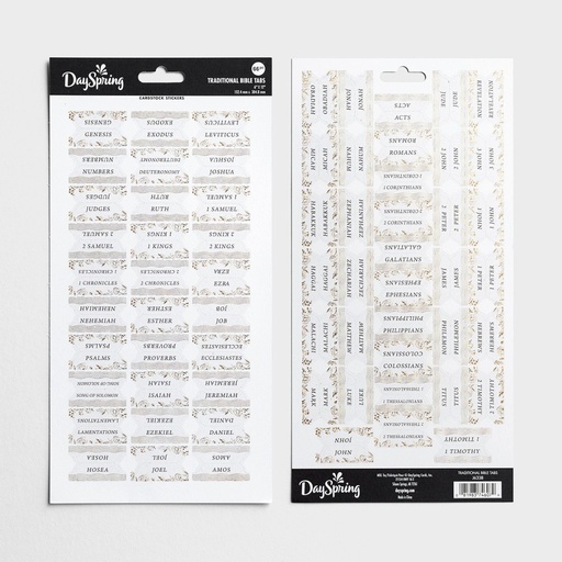 [J6338] Bible Tabs Traditional