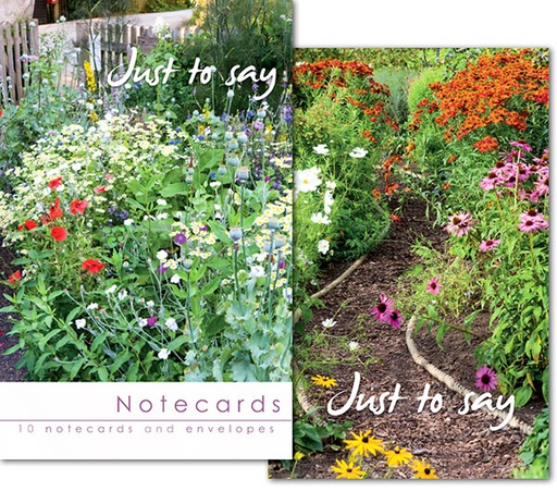 [W180JTST] Notecards: Cottage Graden Scenes