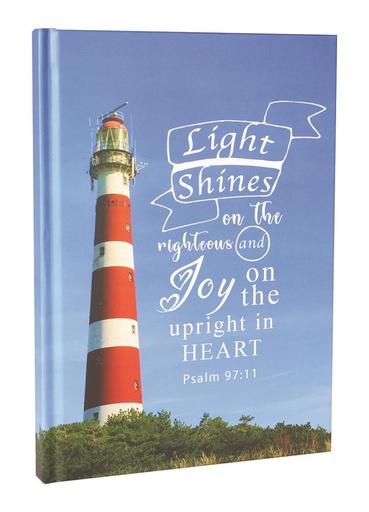 [SEJH56240-KM] Journal: Light Shines on the Righteous Psalm 97:11 Hardcover