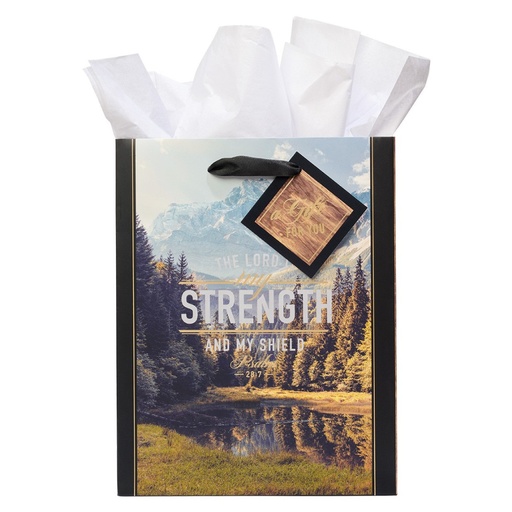 [GBA328] Gift Bag Lord Is My Strength & My Shield Medium