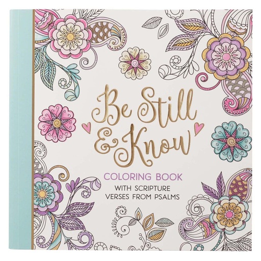 [CLR049] Be Still & Know Colouring Book With Psalms