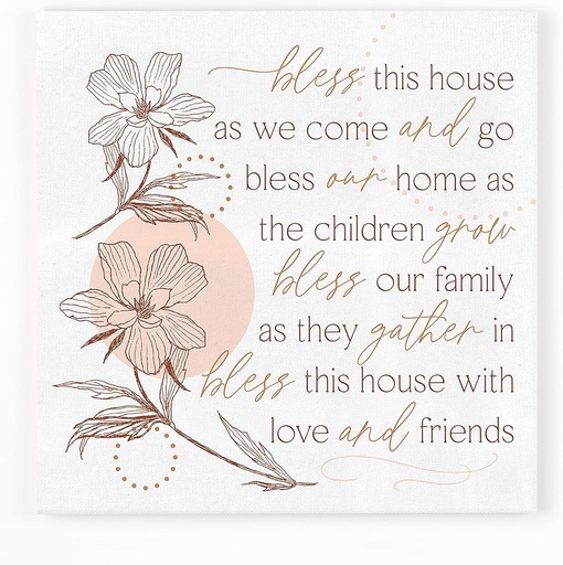 [CVS0212] Canvas Bless This House As We Come and Go
