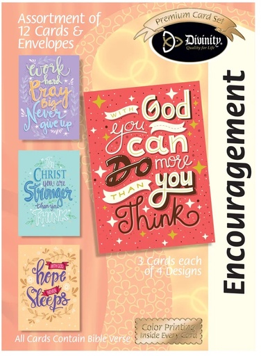 [28658N] GC: Boxed Cards Encouragement Inspirational Quotes