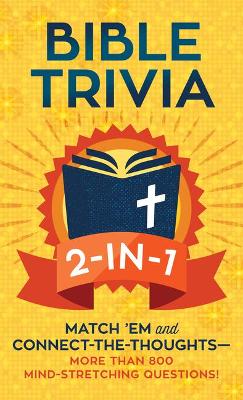 [9781636091228] Bible Trivia 2-In-1: Match 'Em & Connect-The-Thoughts