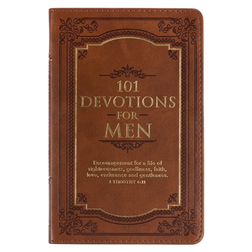 [DEV201] 101 Devotions For Men Brown