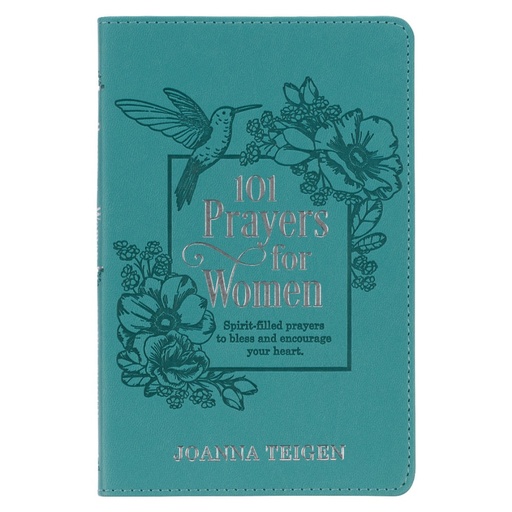 [GB223] 101 Prayers For Women Teal Luxleather