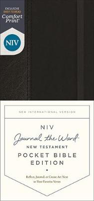[9780310458142] NIV Journal the Word New Testament Pocket Black H/C