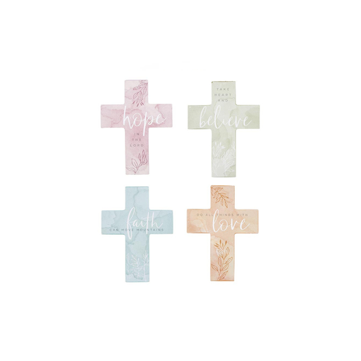 [G6028SINGLE] Mini Cross Heart & Soul Single
