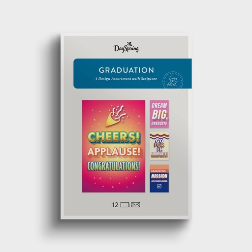 [J7581] GC: Boxed Graduation Mixed Scripture