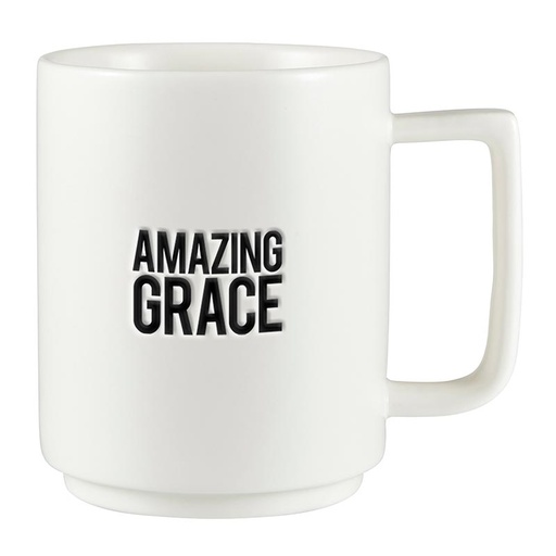 [L2502] Mug Amazing Grace White