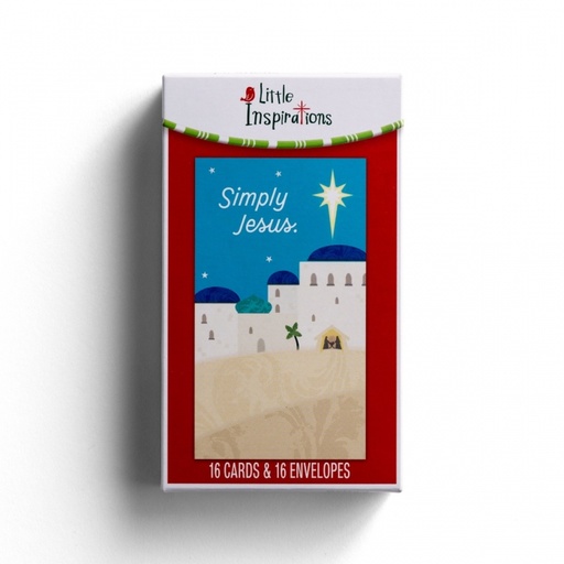 [J8841] GC: Christmas Boxed Simply Jesus (Little Inspirations)