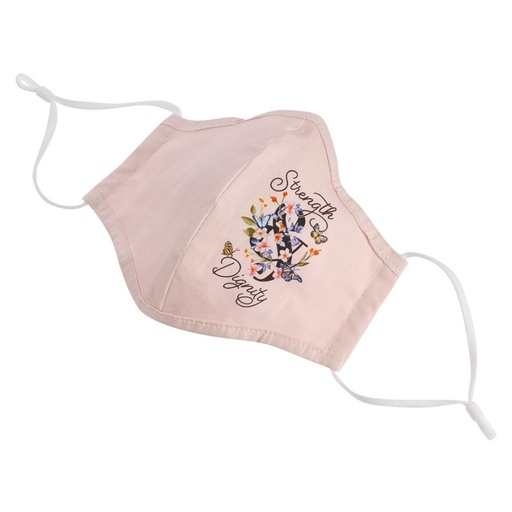 [MSK007] Face Mask Strength Dignity  Pink