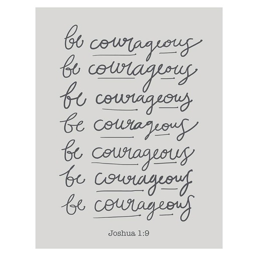 [J7251] Magnet Be Courageous Gray