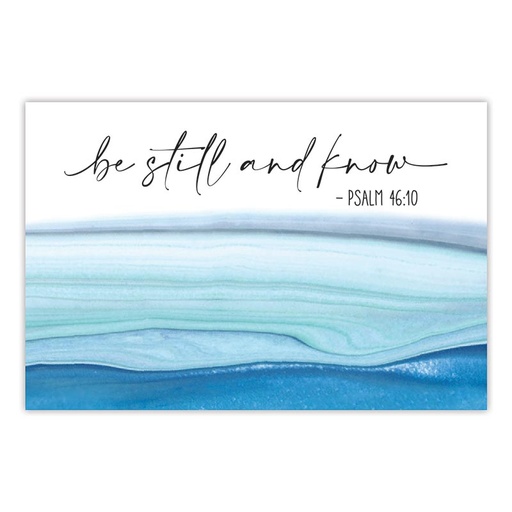 [J7233] Post Sm: Be Still and Know Blue