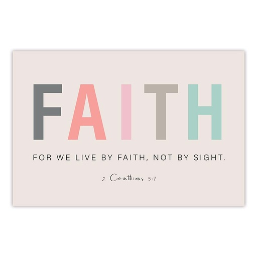 [J7231] Post Sm: Faith Mulitcoloured