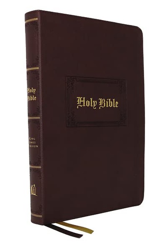 [9780785294573] KJV Reference Bible Persl Size L/P Vintage Brown I/L