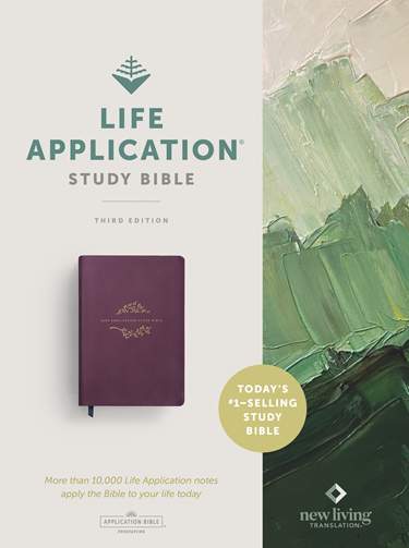 [9781496455185] NLT Life Application Study Bible 3rd Ed Purple I/L