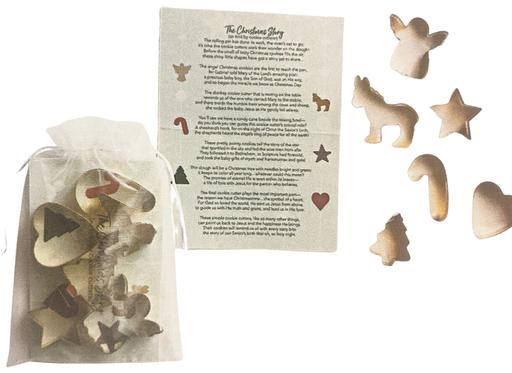 [J8282] Christmas Cookie Cutter Set Metal