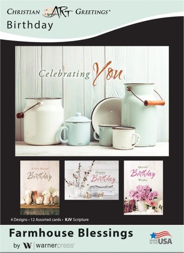 [G1140] GC: Boxed Birthday Farmhouse Blessings