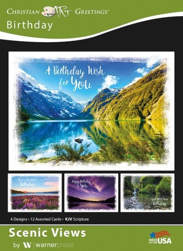 [G1311] GC: Boxed Birthday Scenic Views