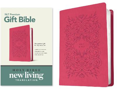 [9781496466174] NLT Premium Gift Bible Very Berry Pink Vines I/L