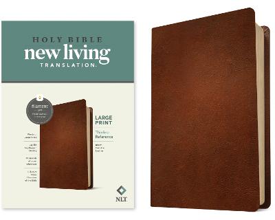 [9781496474155] NLT Large Print Thinline Ref Bible Filament Brown G/L