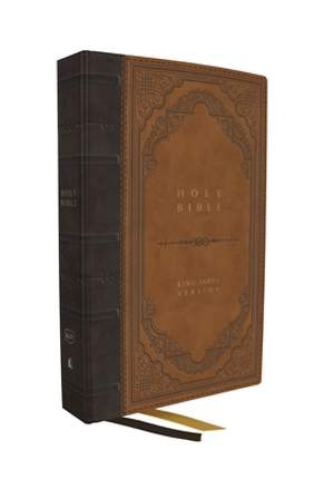 [9781400332199] KJV Bible Giant Print Thinline Bible Vintage Brown