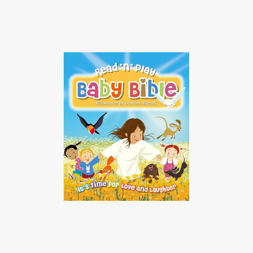 [9788772030111] Read 'n' Play Baby Bible Board Book with Handle