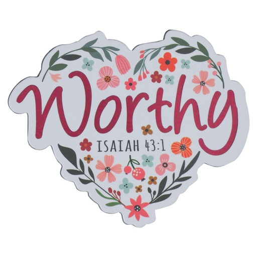 [MG204] Magnet Worthy Isaiah 43:1